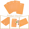 100Pcs PVC Plastic Blank Big Pendants KY-SP0001-72B-5