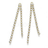 Brass Cup Chains Tassel Big Pendants X-PALLOY-S177-72LG-1