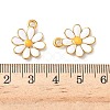 304 Stainless Steel Enamel Pendants STAS-I346-21G-3