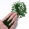 6/0 Frosted Round Glass Seed Beads X-SEED-A008-4mm-M7-4