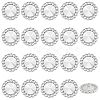 20Pcs Alloy Rhinestone Shank Buttons BUTT-GA0001-19A-1