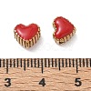 304 Stainless Steel Enamel Beads SA-CBAD60D-01G-02-3
