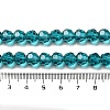 Transparent Glass Beads X-EGLA-A035-T8mm-D12-5