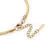 2.5MM 304 Stainless Steel Herringbone Chain Necklaces NJEW-N058-01A-G-2