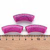 Opaque Crackle Acrylic Beads MACR-S372-001N-002-4