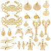 24Pcs 12 Styles Alloy Pendants FIND-SC0021-01-1