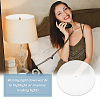 Flat Round PP Lamp Shade Diffuser FIND-WH0152-204-6