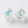 Transparent Acrylic Beads TACR-S152-14B-A07-2