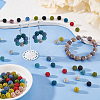 Olycraft 100Pcs 10 Colors Polymer Clay Pave Rhinestone Beads RB-OC0001-07-5