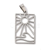 Non-Tarnish 304 Stainless Steel Pendants STAS-U010-14P-1