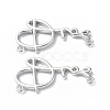Eco-Friendly Rack Plating Brass Pendants KK-F845-09P-1
