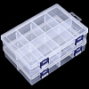 3Pcs 8 Grids PP Plastic Adjustable Dividers Boxes CON-PA0001-13-7