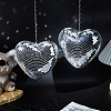 Heart Glass Mirror Ball Reflective Ball AJEW-WH0036-123B-4