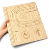 Rectangle Wood Bracelet Design Boards TOOL-YWC0003-03A-5