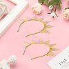 Alloy Hair Bands OHAR-WH20007-08G-3