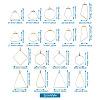 Stainless Steel Wire Pendants STAS-TA0004-43-9