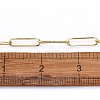 Soldered Brass Paperclip Chains CHC-G005-12G-4