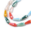 Electroplate Glass Beads Strands EGLA-Q026-013-3