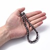 Handmade Gold Sand Lampwork Beads Strands LAMP-R141-10mm-03-7