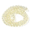 Electroplate Transparent Glass Beads Strands EGLA-I018-FR02-2