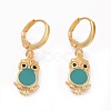 (Jewelry Parties Factory Sale)Brass Hoop Earrings EJEW-I230-02G-2
