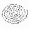 Ion Plating(IP) 304 Stainless Steel Paperclip Chains CHS-S006-JN957-3-2