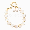 Shell Pearl Beaded Bracelets for Women BJEW-JB12426-2