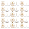 20Pcs ABS Plastic Pearl No Sewing Buttons BUTT-CY0001-22A-6