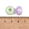 Textured Opaque ABS Imitation Pearl Beads MACR-K361-16-3
