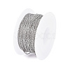 Tarnish Resistant 304 Stainless Steel Cable Chains CHS-D004-01P-5