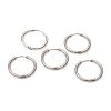 Tarnish Resistant 201 Stainless Steel Huggie Hoop Earrings EJEW-L250-01K-P-1