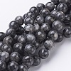 Natural Larvikite Beads Strands GSR10mmC128-1