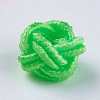 Polyester Weave Beads WOVE-K001-A10-2