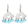 Cloud Brass Chandelier Earrings EJEW-JE05477-4