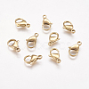 Ion Plating(IP) 304 Stainless Steel Lobster Claw Clasps STAS-P185-15-G-1