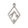 Non-Tarnish 304 Stainless Steel Pendants STAS-S123-01P-02-1