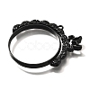 Alloy Open Back Bezel Pendants PALLOY-I223-03EB-2