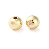 Rack Plating Brass Spacer Beads KKB-I709-03F-G01-1