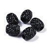 Opaque Resin European Jelly Colored Beads RESI-B025-02A-03-1