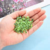 Transparent Light Green Acrylic Beads TACR-YW0001-09B-7