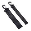 4Pcs 2 Size Plastic and Iron Outdoor Carabiners Hanger Buckle Hook TOOL-AR0001-04-3