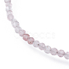 Natural Strawberry Quartz Bead Bracelets BJEW-JB04555-05-2
