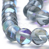 Synthetic Moonstone Beads Strands G-S283-03-6mm-3