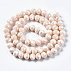 Electroplate Glass Beads Strands EGLA-A034-P2mm-A17-3