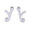 Non-Tarnish 201 Stainless Steel Charms X-STAS-T044-217P-Y-2
