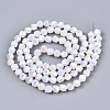 Electroplate Glass Beads Strands EGLA-T019-07C-2