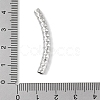 304 Stainless Steel Curved Tube Beads STAS-M071-03I-P-4