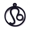 Acrylic Pendants SACR-WH0002-08-2
