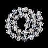 Transparent Electroplate Glass Beads Strands EGLA-N012-17-2