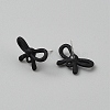 Alloy Stud Earrings Findings LS-EJEW-WH20009-03B-2